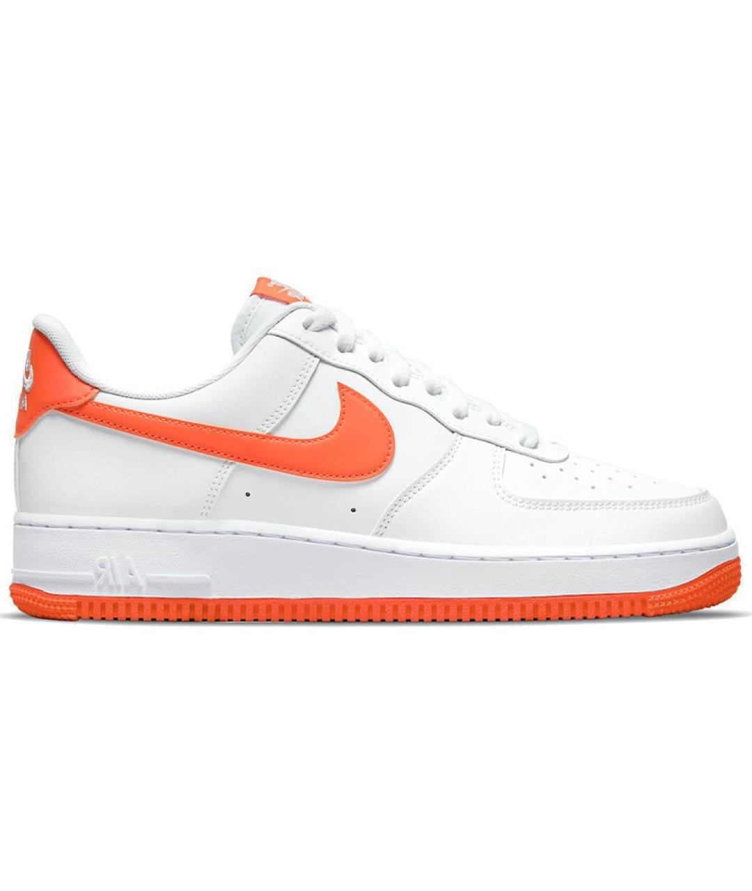 NIKE Белые кожаные низкие кроссовки / кеды, фото 1
