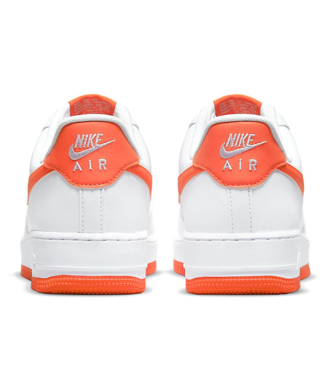 NIKE Белые кожаные низкие кроссовки / кеды, фото 6
