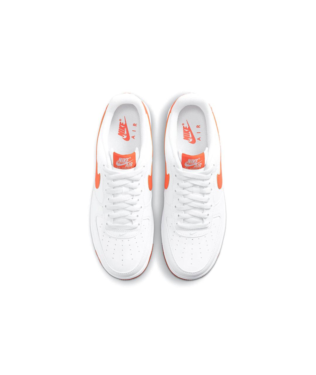 NIKE Белые кожаные низкие кроссовки / кеды, фото 5