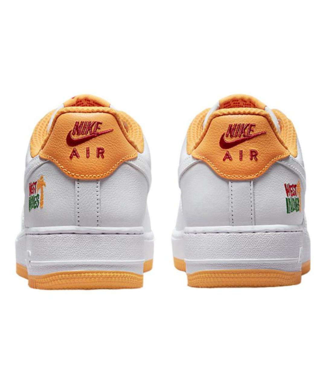 NIKE Белые кожаные низкие кроссовки / кеды, фото 6