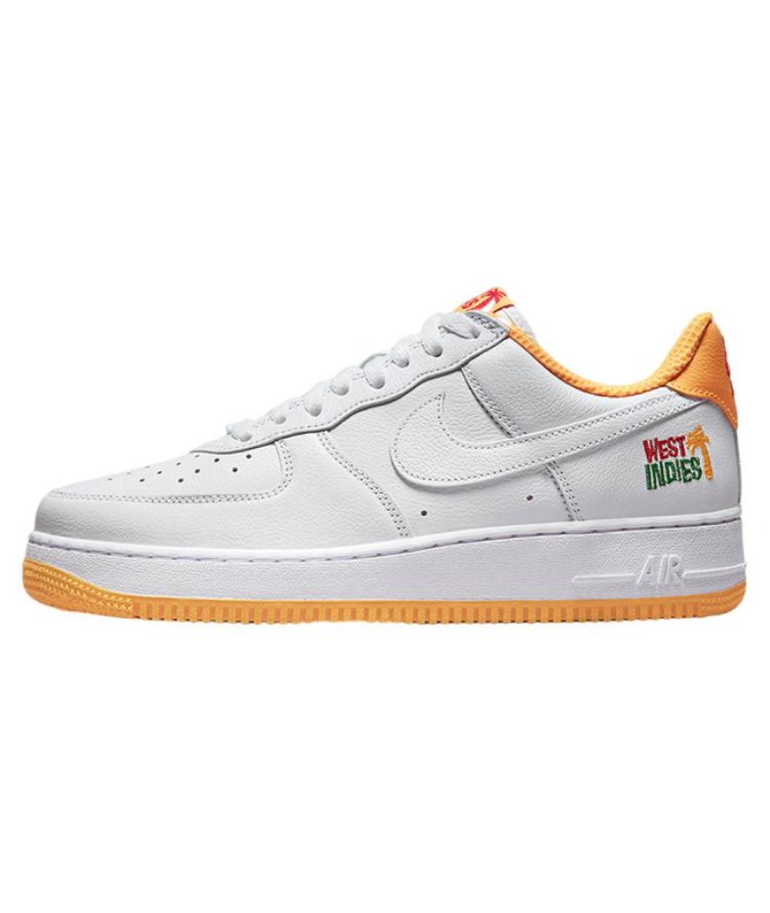 NIKE Белые кожаные низкие кроссовки / кеды, фото 3