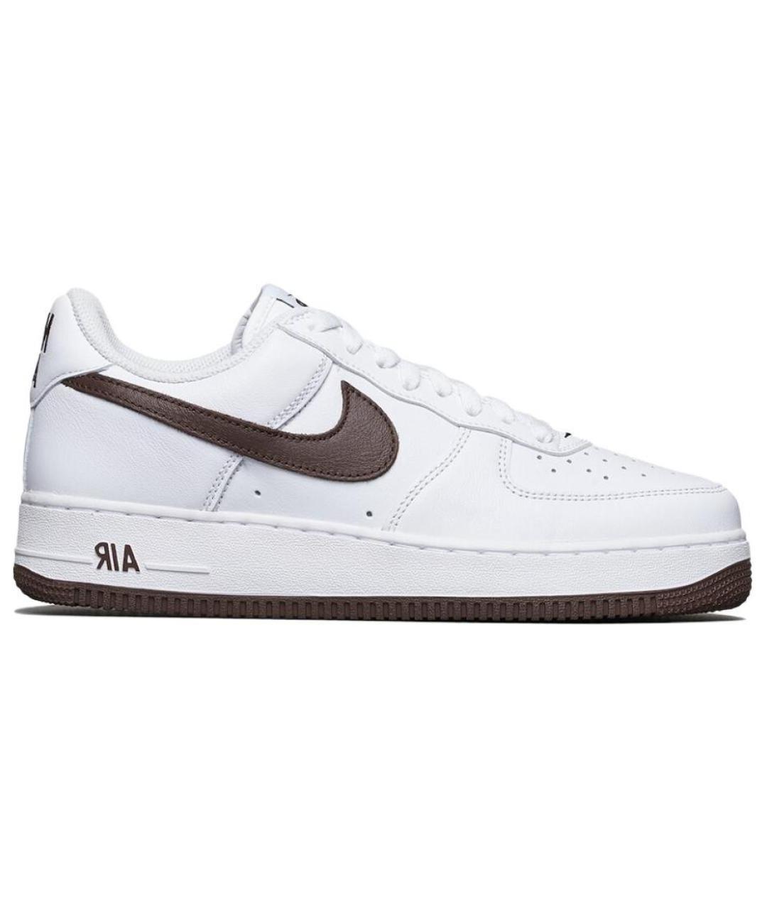 NIKE Белые кожаные кроссовки, фото 1