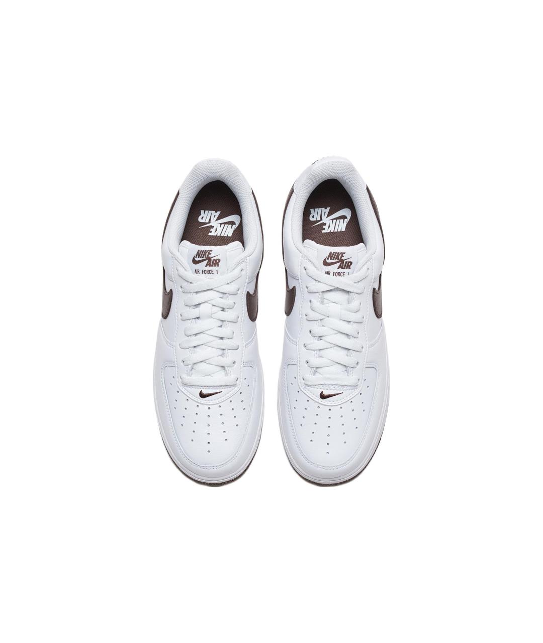 NIKE Белые кожаные кроссовки, фото 4