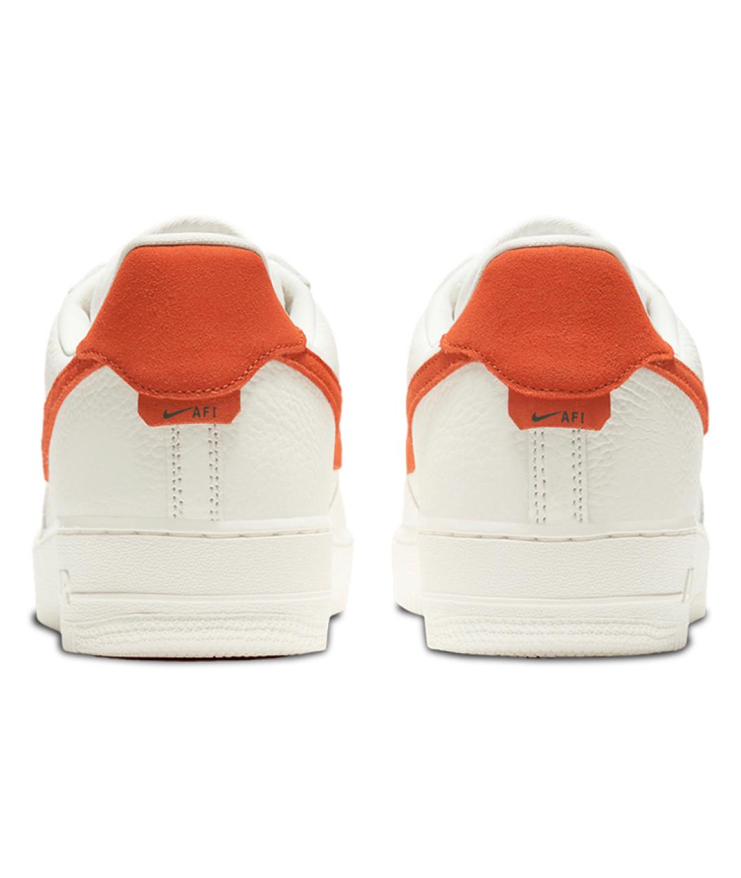 NIKE Белые кожаные кроссовки, фото 5