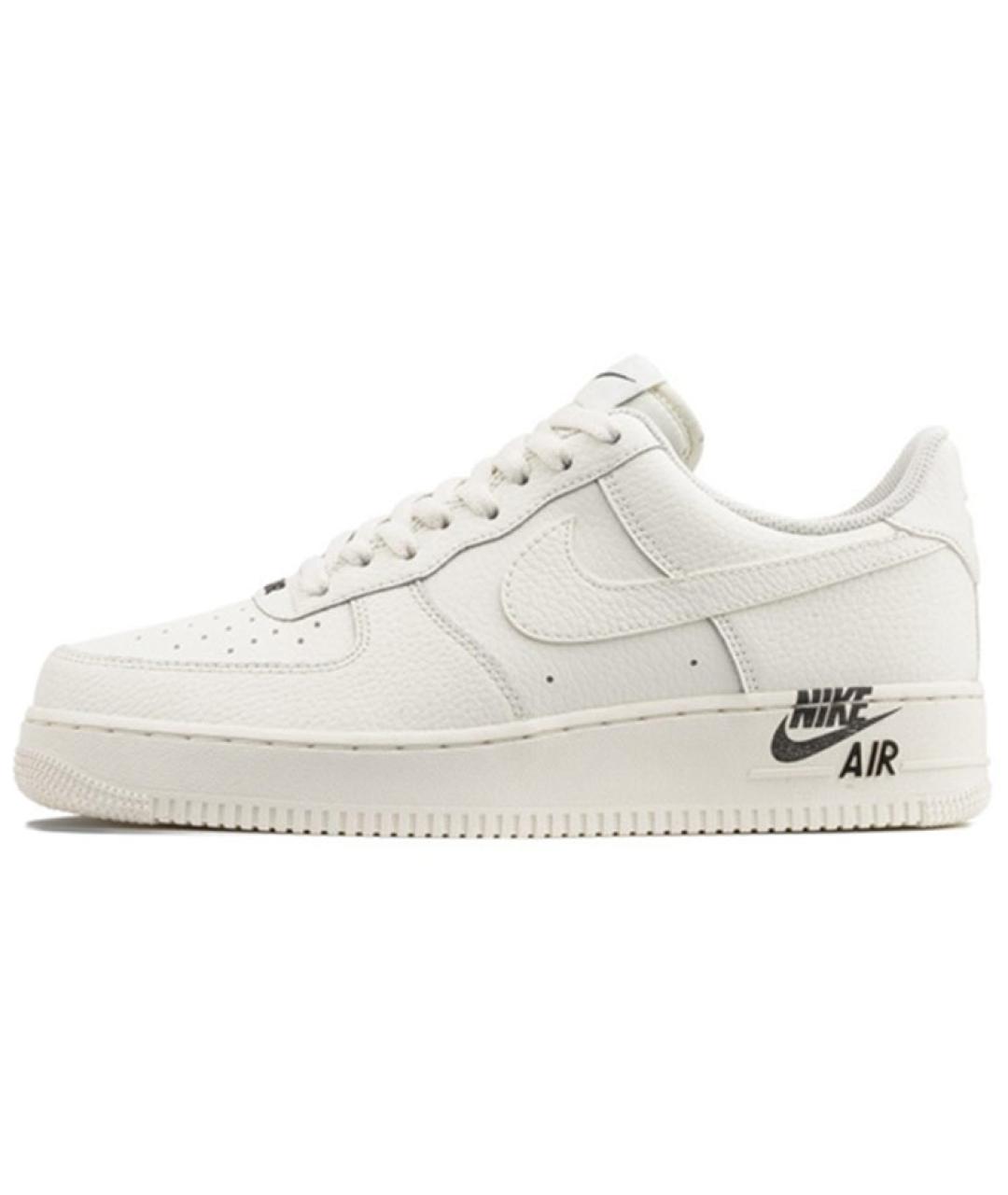 NIKE Белые кожаные низкие кроссовки / кеды, фото 2
