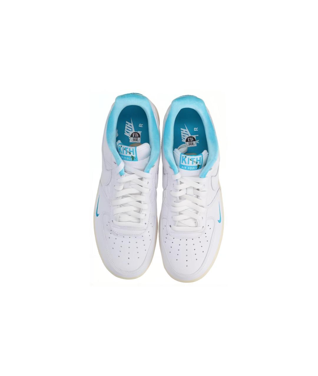 NIKE Белые кожаные низкие кроссовки / кеды, фото 4