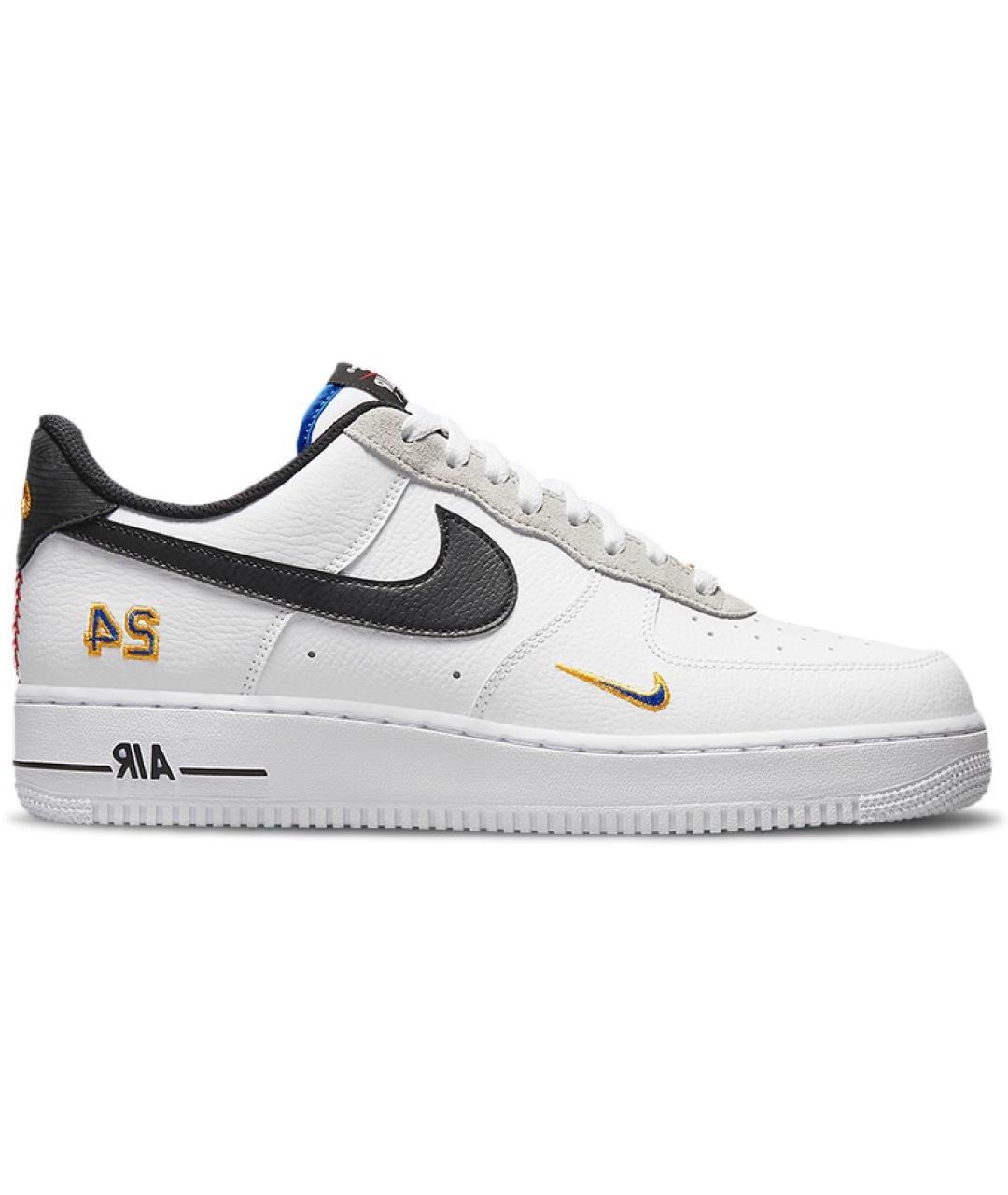 NIKE Белые кожаные низкие кроссовки / кеды, фото 1