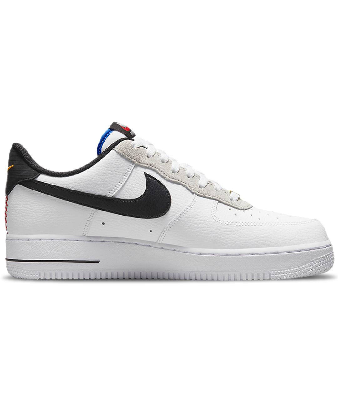 NIKE Белые кожаные низкие кроссовки / кеды, фото 2