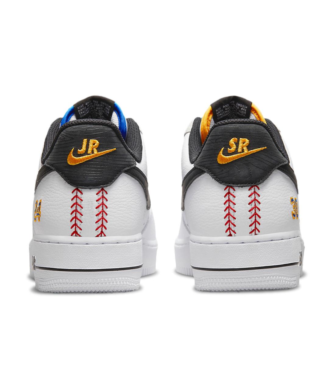 NIKE Белые кожаные низкие кроссовки / кеды, фото 6
