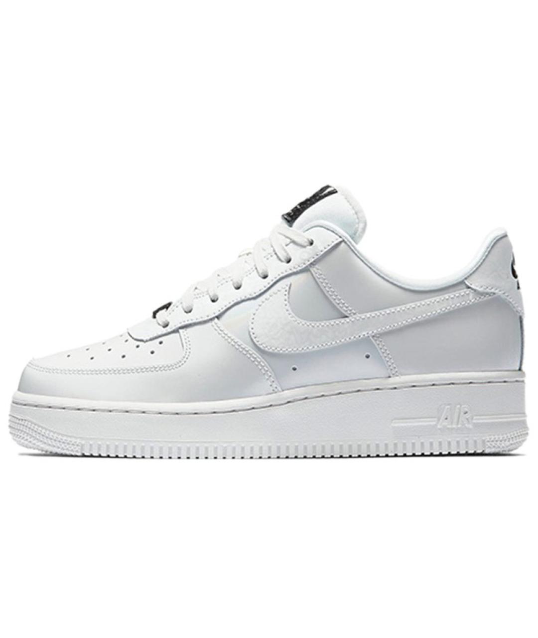 NIKE Белые кожаные кроссовки, фото 5