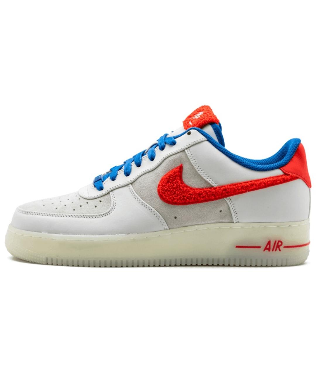 NIKE Серые кожаные низкие кроссовки / кеды, фото 2