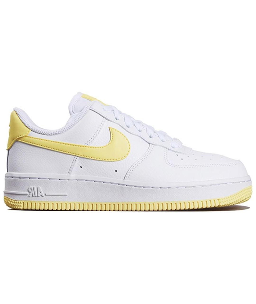 NIKE Белые кожаные кроссовки, фото 1