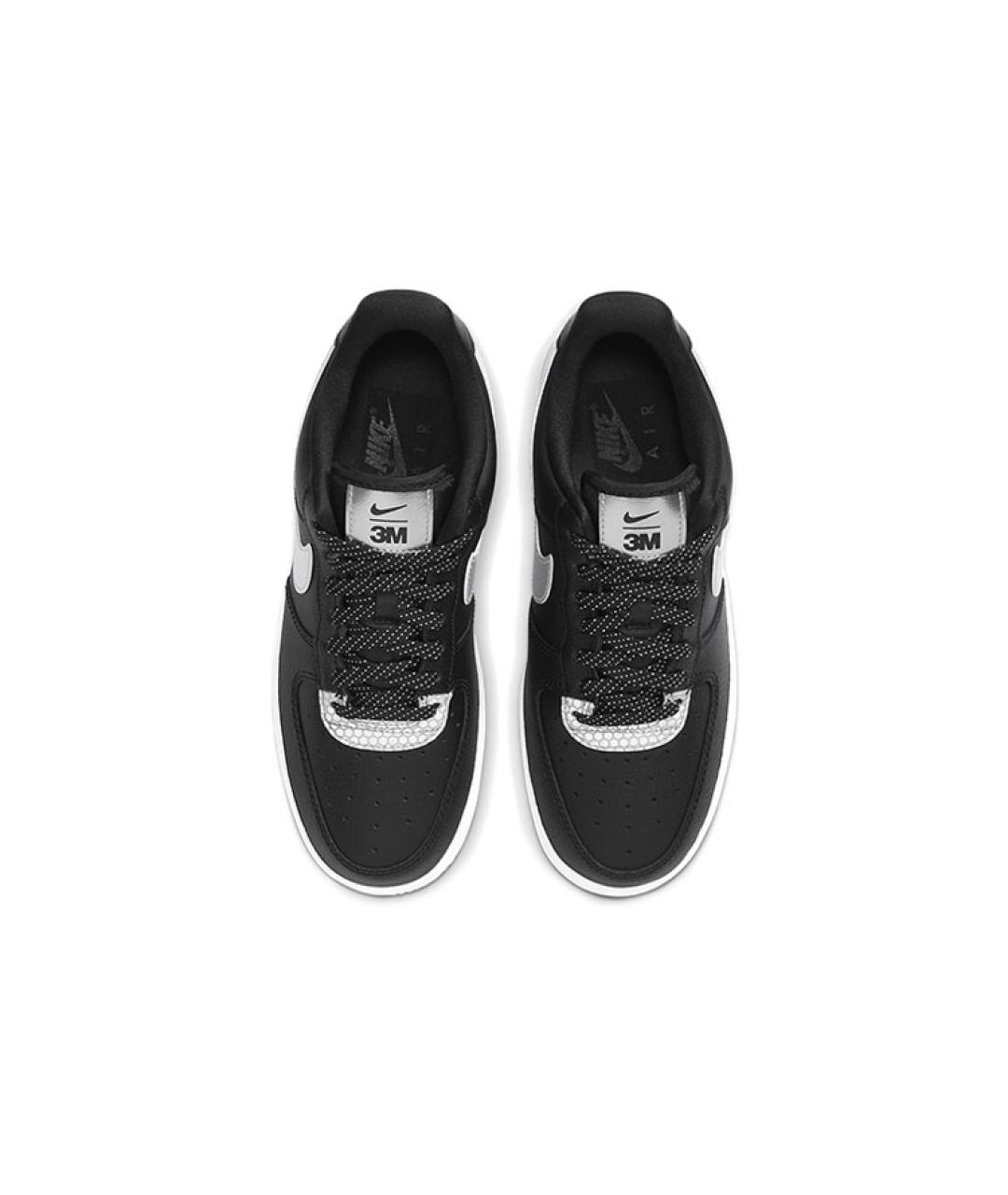 NIKE Черные кожаные кроссовки, фото 5