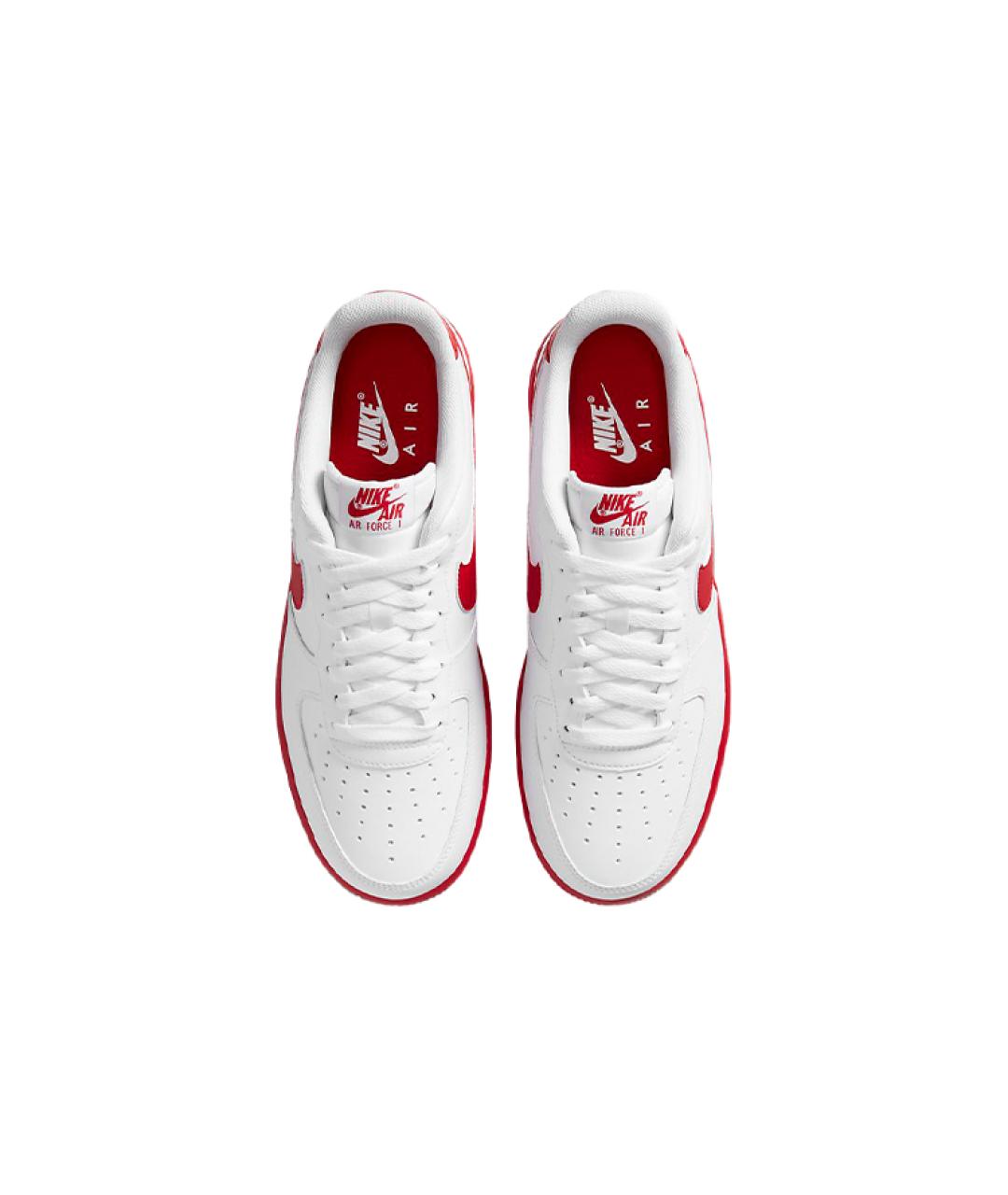 NIKE Белые кожаные низкие кроссовки / кеды, фото 5