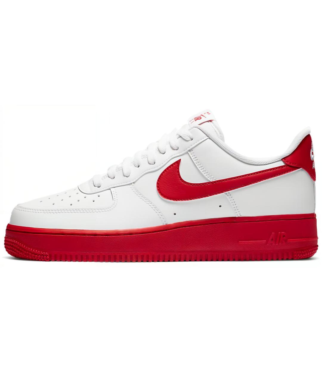 NIKE Белые кожаные низкие кроссовки / кеды, фото 2
