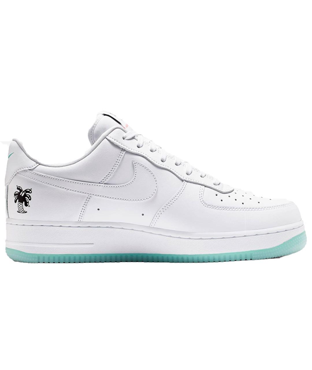 NIKE Белые кожаные кроссовки, фото 2