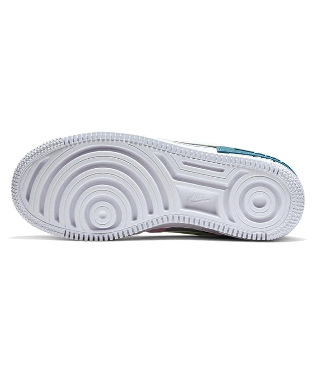 NIKE Синие кожаные кроссовки, фото 6