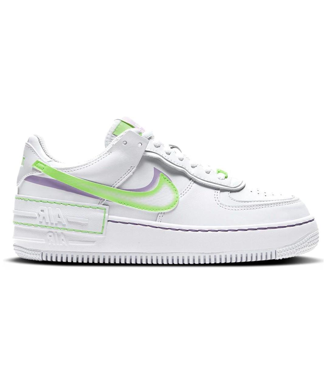 NIKE Белые кожаные кроссовки, фото 1