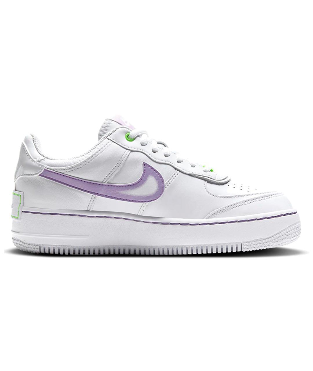 NIKE Белые кожаные кроссовки, фото 2