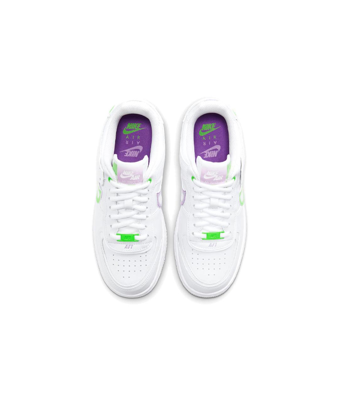 NIKE Белые кожаные кроссовки, фото 5