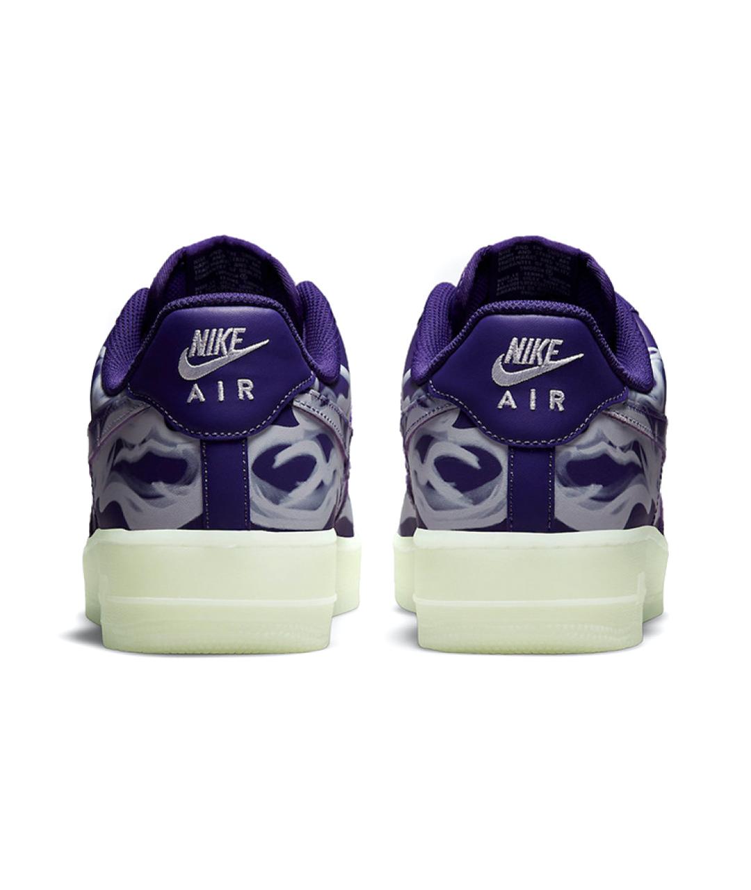 NIKE Фиолетовые кожаные кроссовки, фото 6