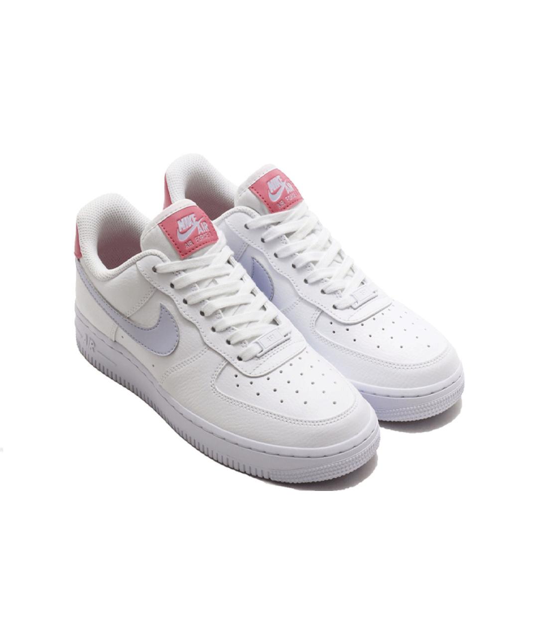 NIKE Белые кожаные кроссовки, фото 4