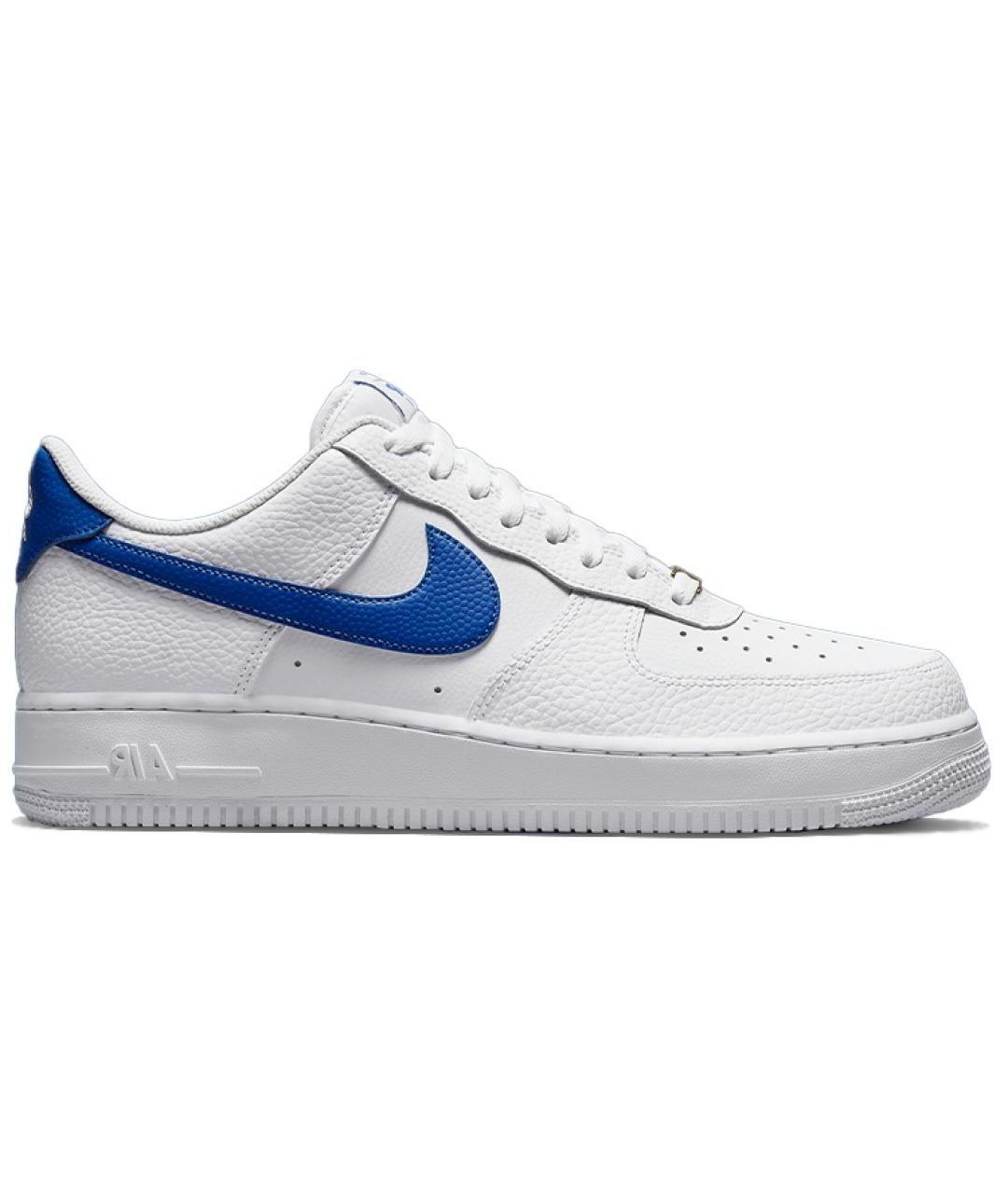 NIKE Белые кожаные низкие кроссовки / кеды, фото 1