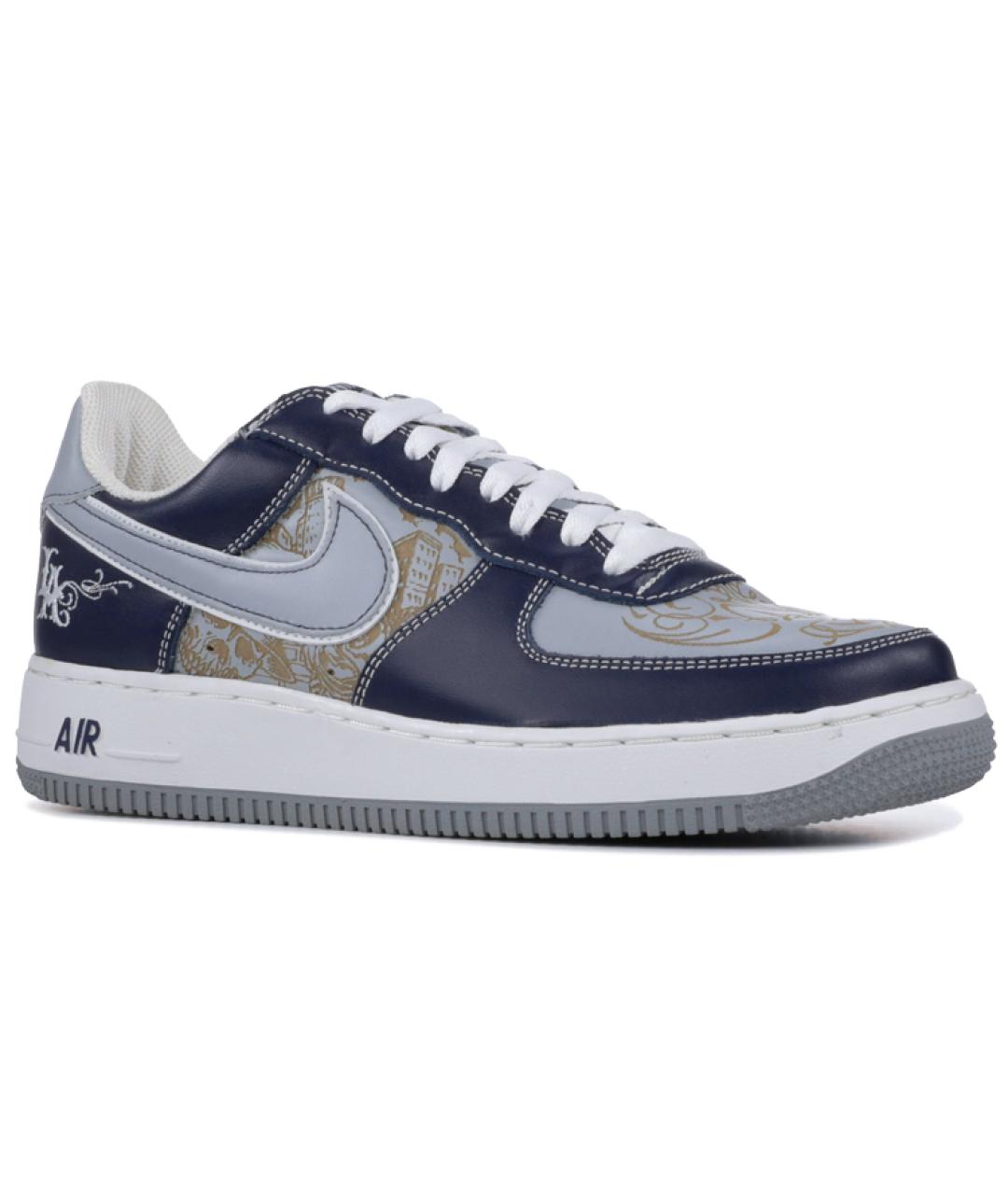 NIKE Синие низкие кроссовки / кеды, фото 2