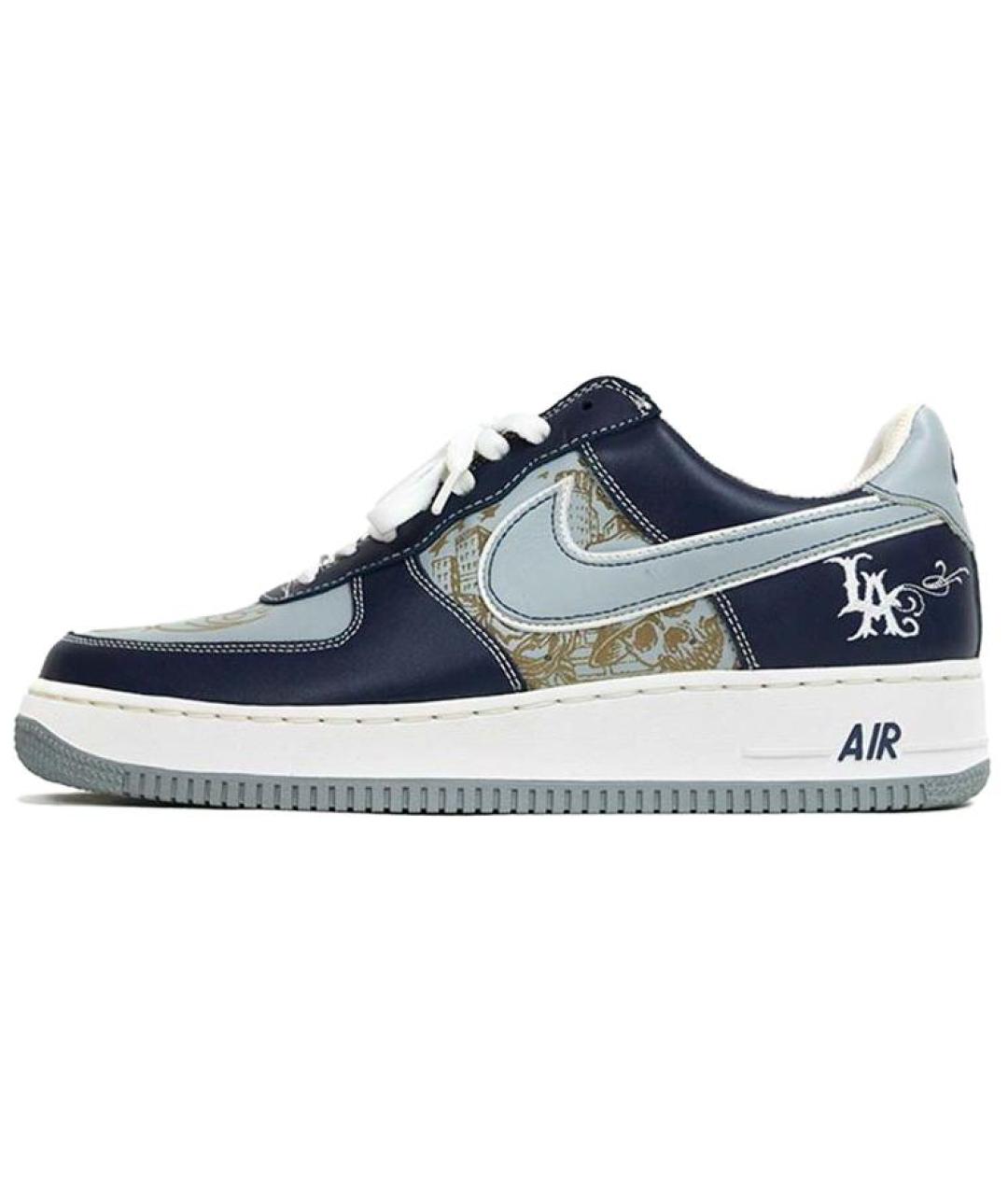 NIKE Синие низкие кроссовки / кеды, фото 3