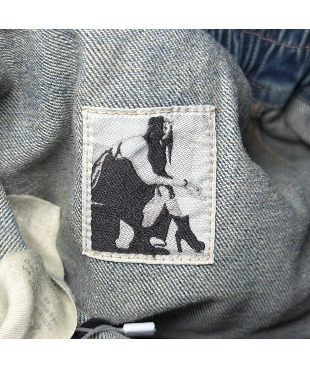 RICK OWENS DRKSHDW Синие джинсы, фото 7