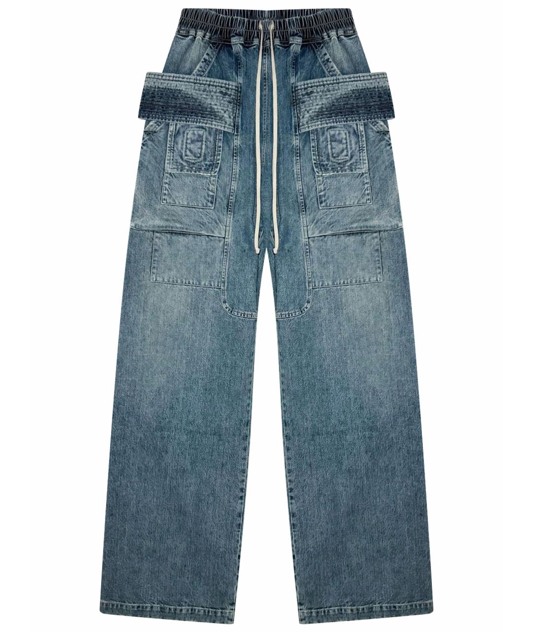 RICK OWENS DRKSHDW Синие джинсы, фото 1