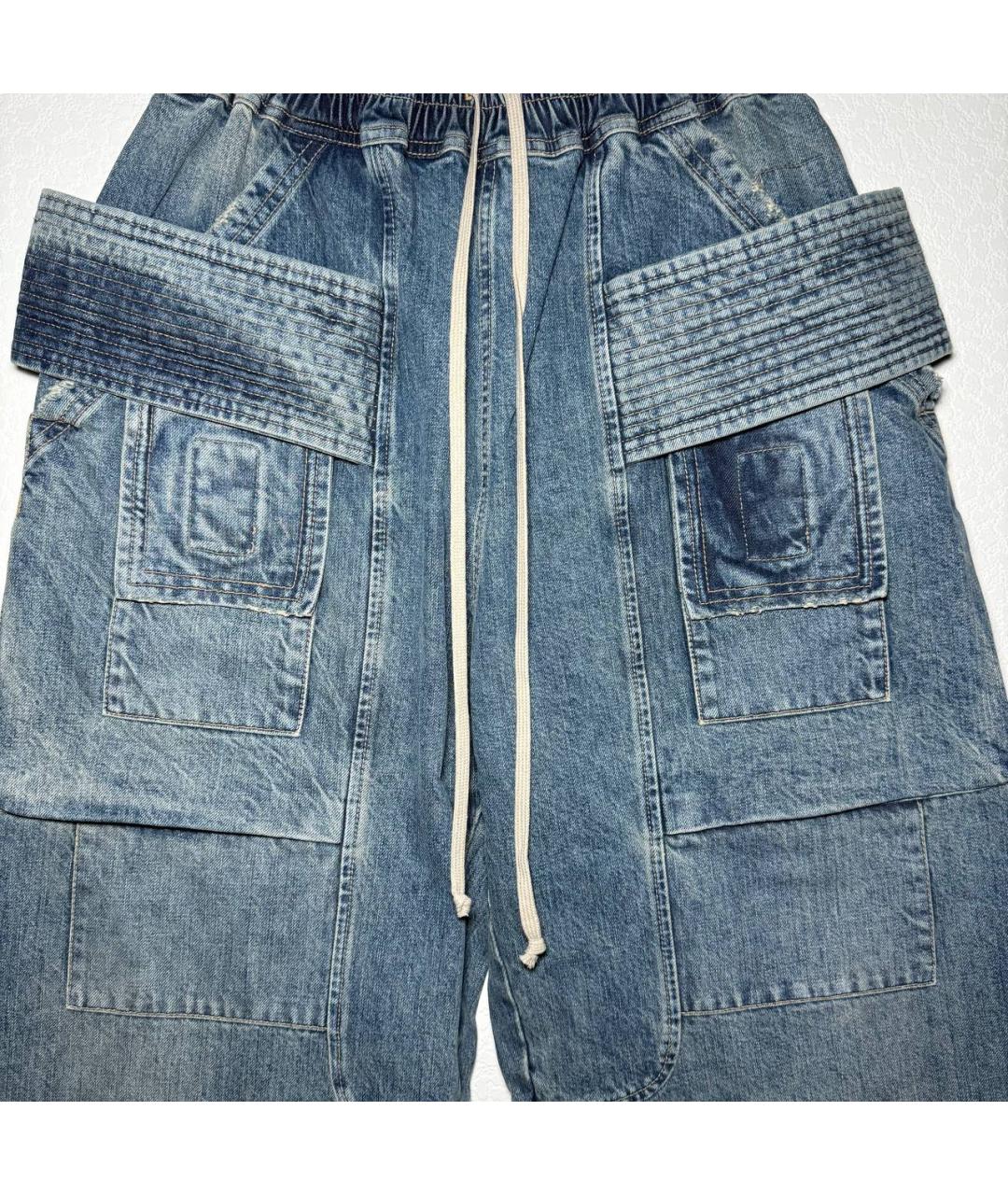 RICK OWENS DRKSHDW Синие джинсы, фото 5