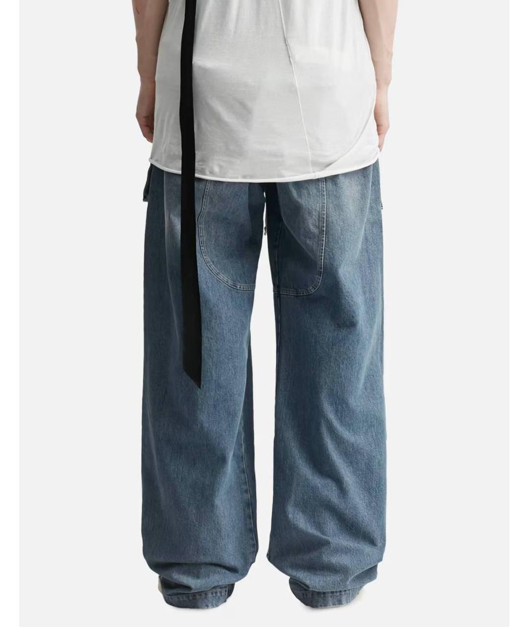 RICK OWENS DRKSHDW Синие джинсы, фото 4