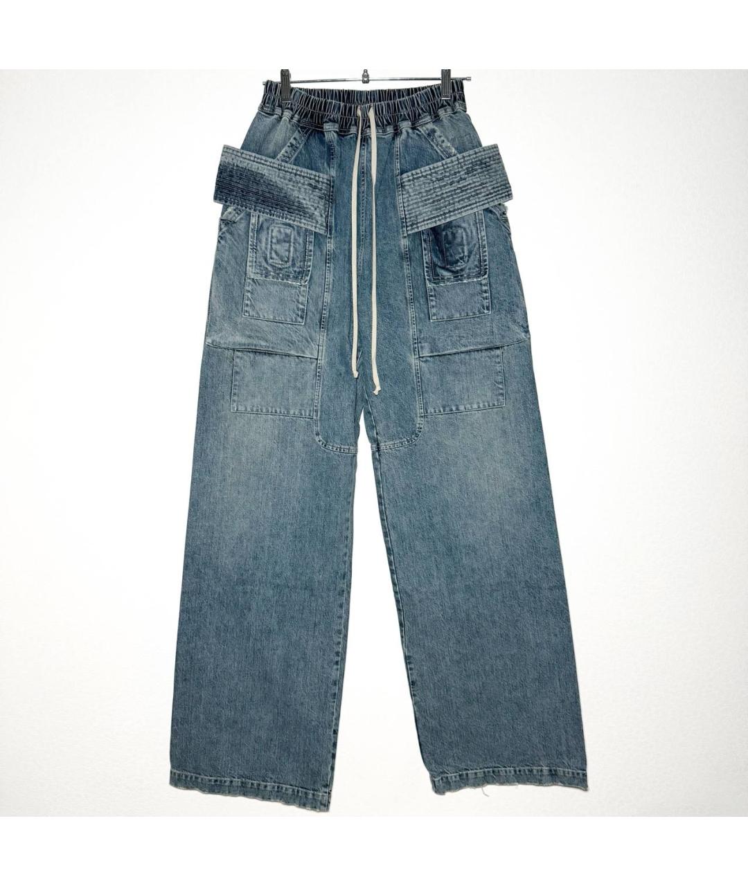 RICK OWENS DRKSHDW Синие джинсы, фото 10