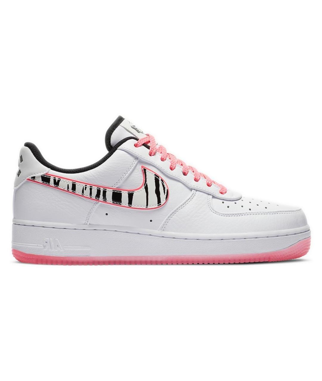 NIKE Белые кожаные низкие кроссовки / кеды, фото 1