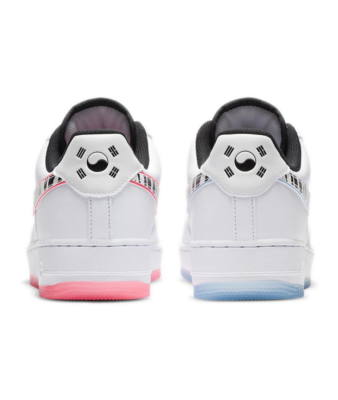 NIKE Белые кожаные низкие кроссовки / кеды, фото 5