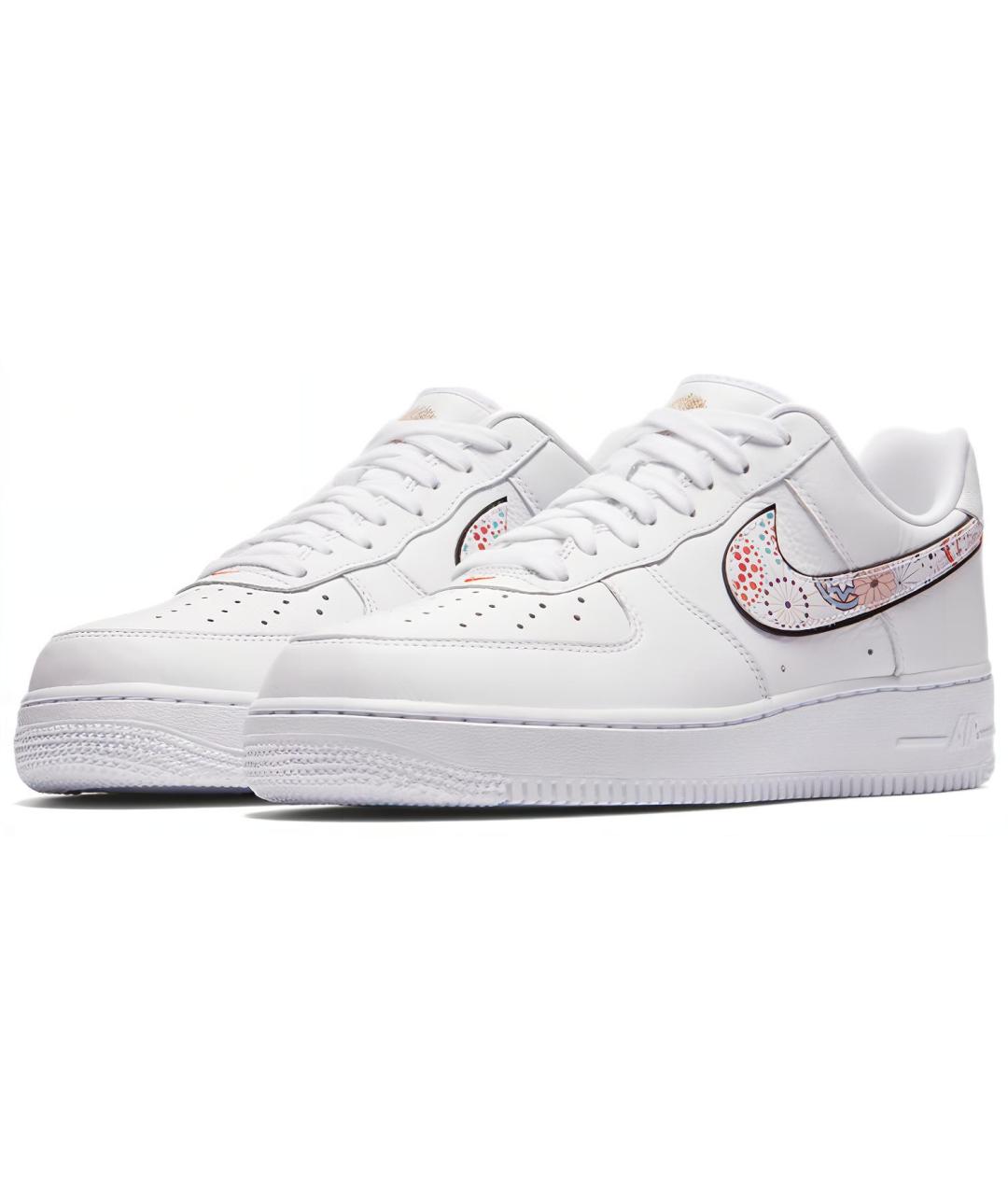 NIKE Белые кожаные кроссовки, фото 3