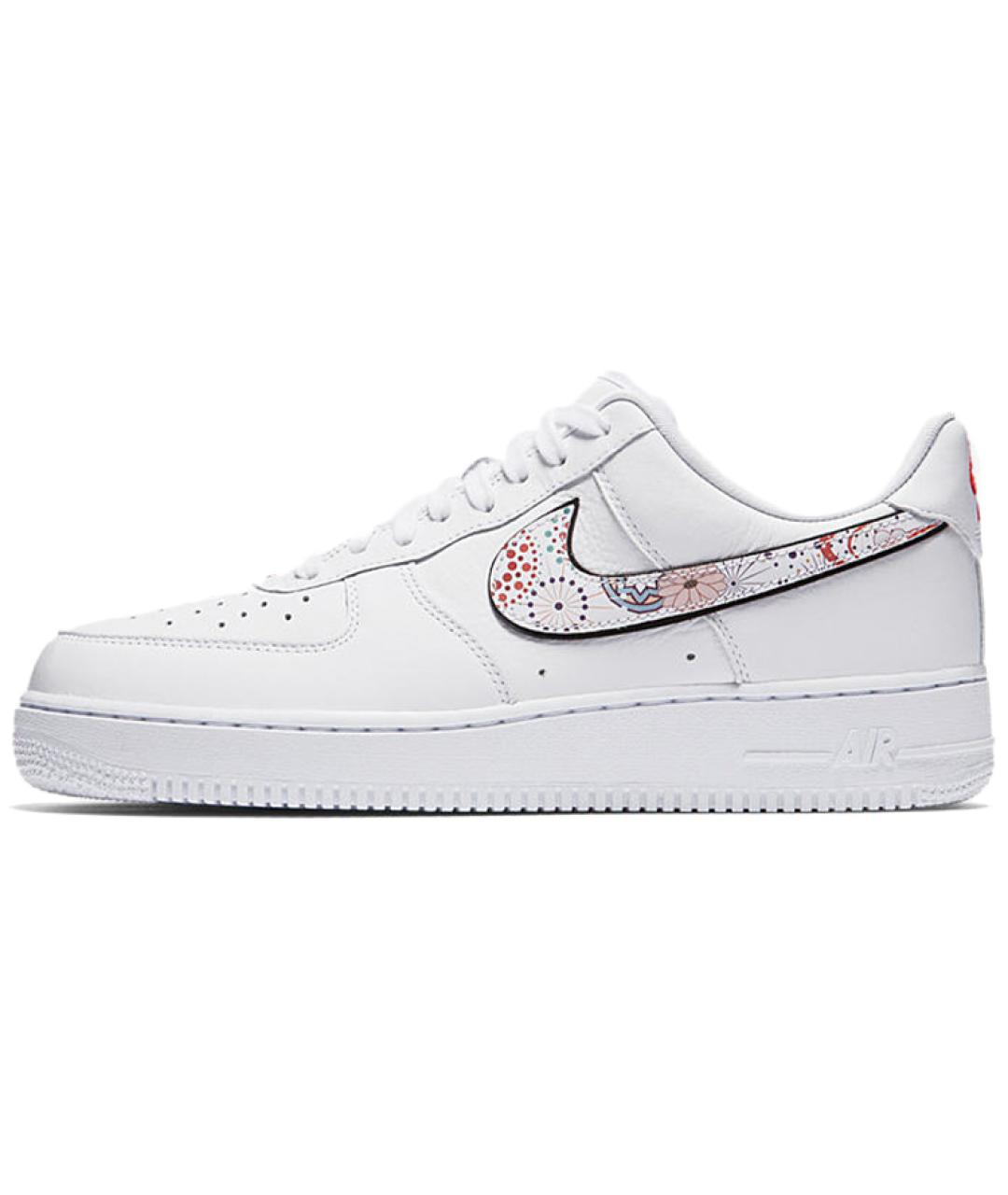 NIKE Белые кожаные кроссовки, фото 4