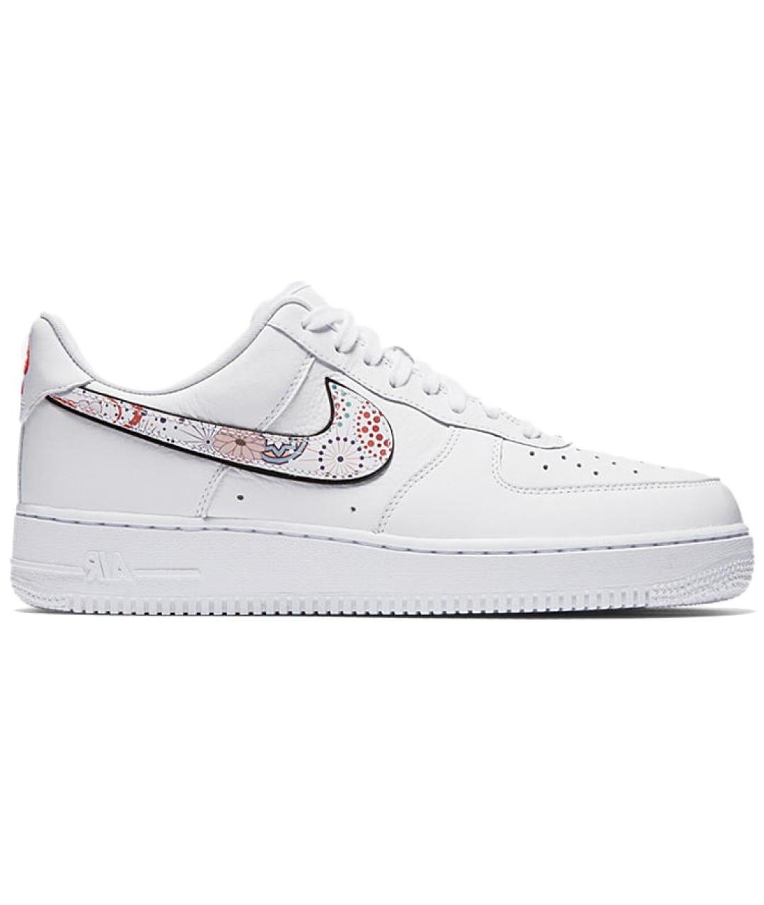 NIKE Белые кожаные кроссовки, фото 1