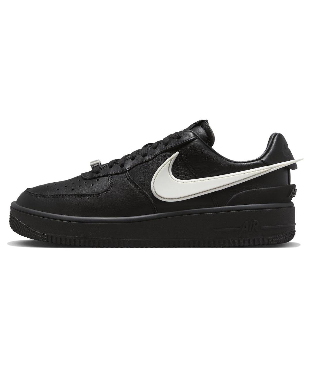 NIKE Черные кожаные кроссовки, фото 3