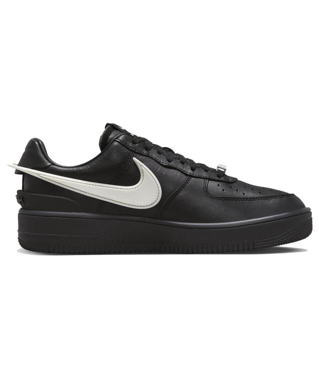 NIKE Черные кожаные кроссовки, фото 2