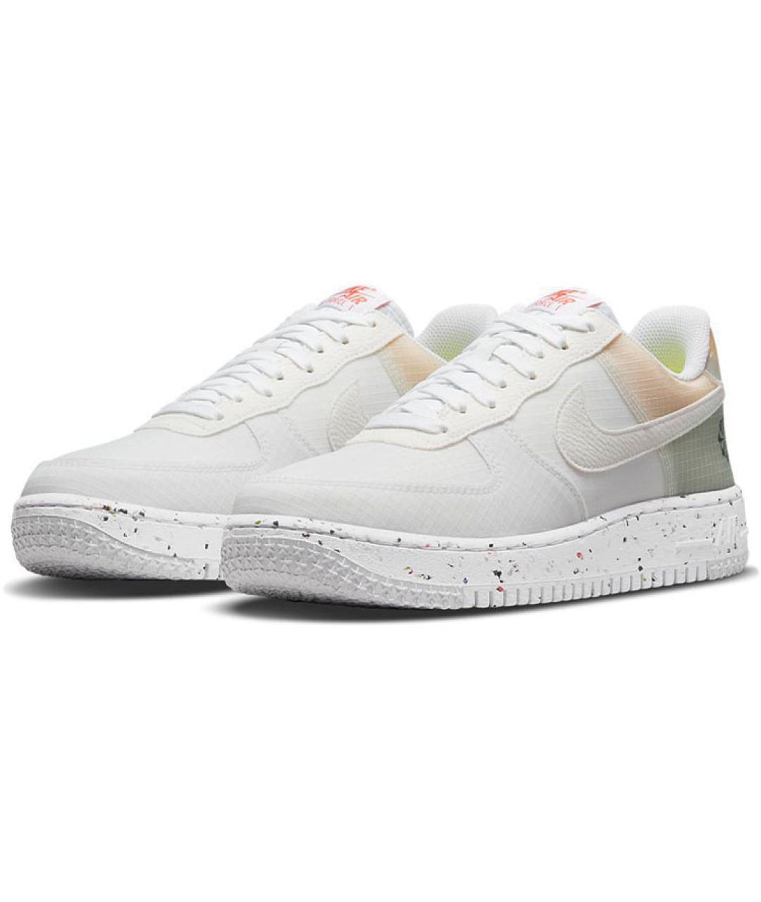 NIKE Белые кожаные низкие кроссовки / кеды, фото 4