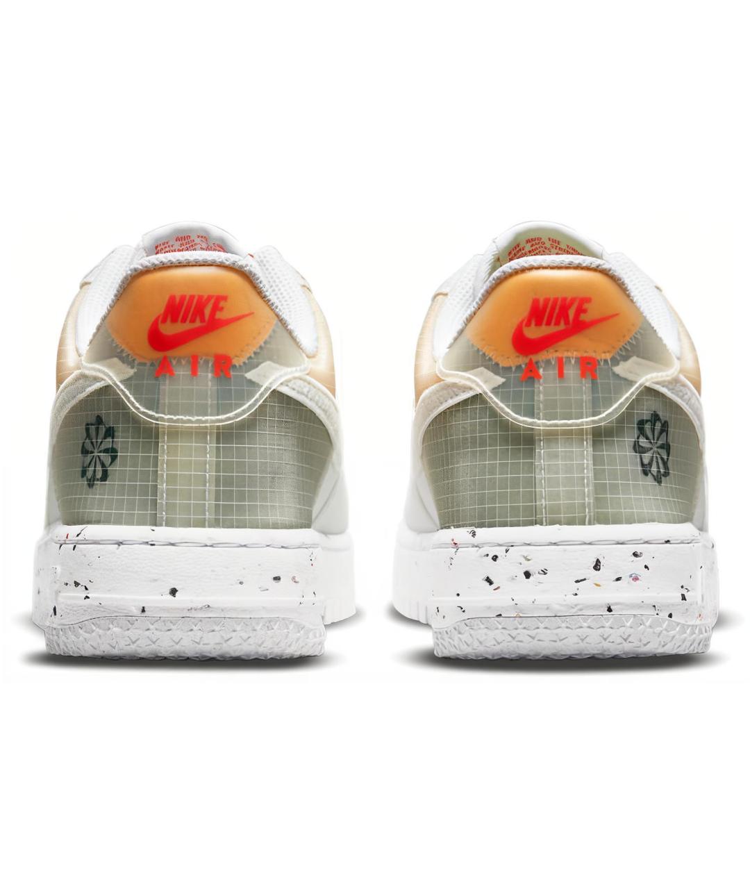 NIKE Белые кожаные низкие кроссовки / кеды, фото 6