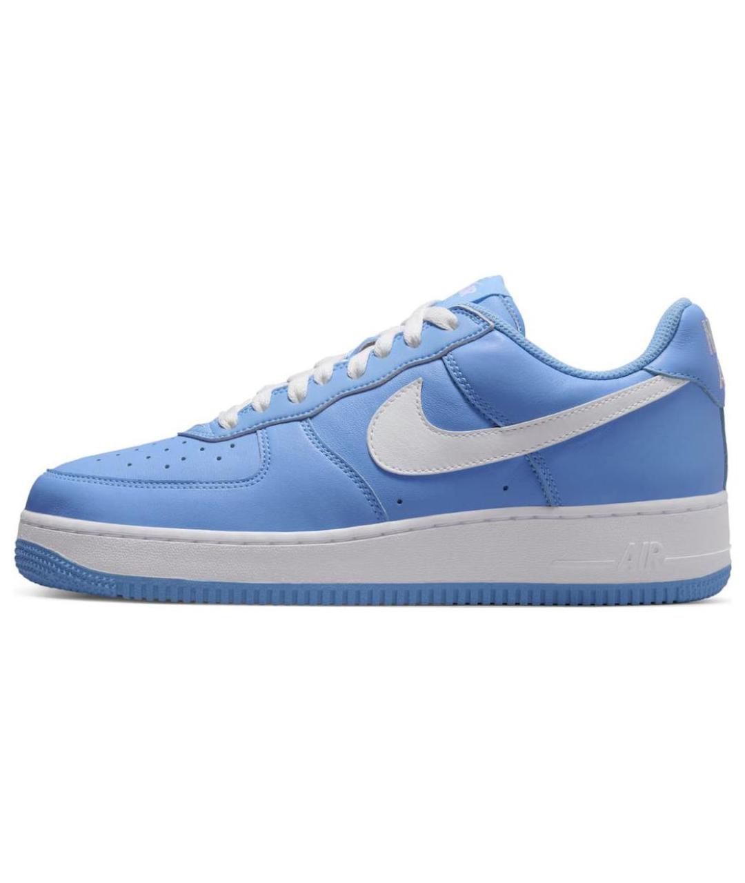 NIKE Синие кожаные кроссовки, фото 3