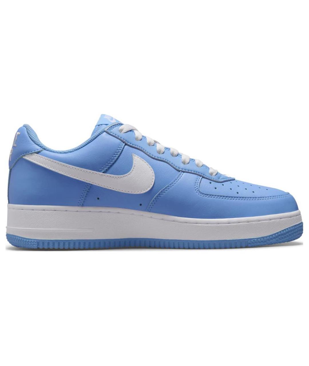 NIKE Синие кожаные кроссовки, фото 2