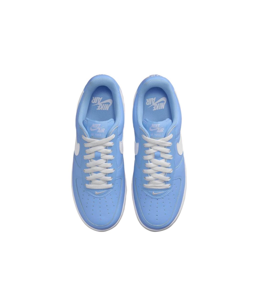 NIKE Синие кожаные кроссовки, фото 5