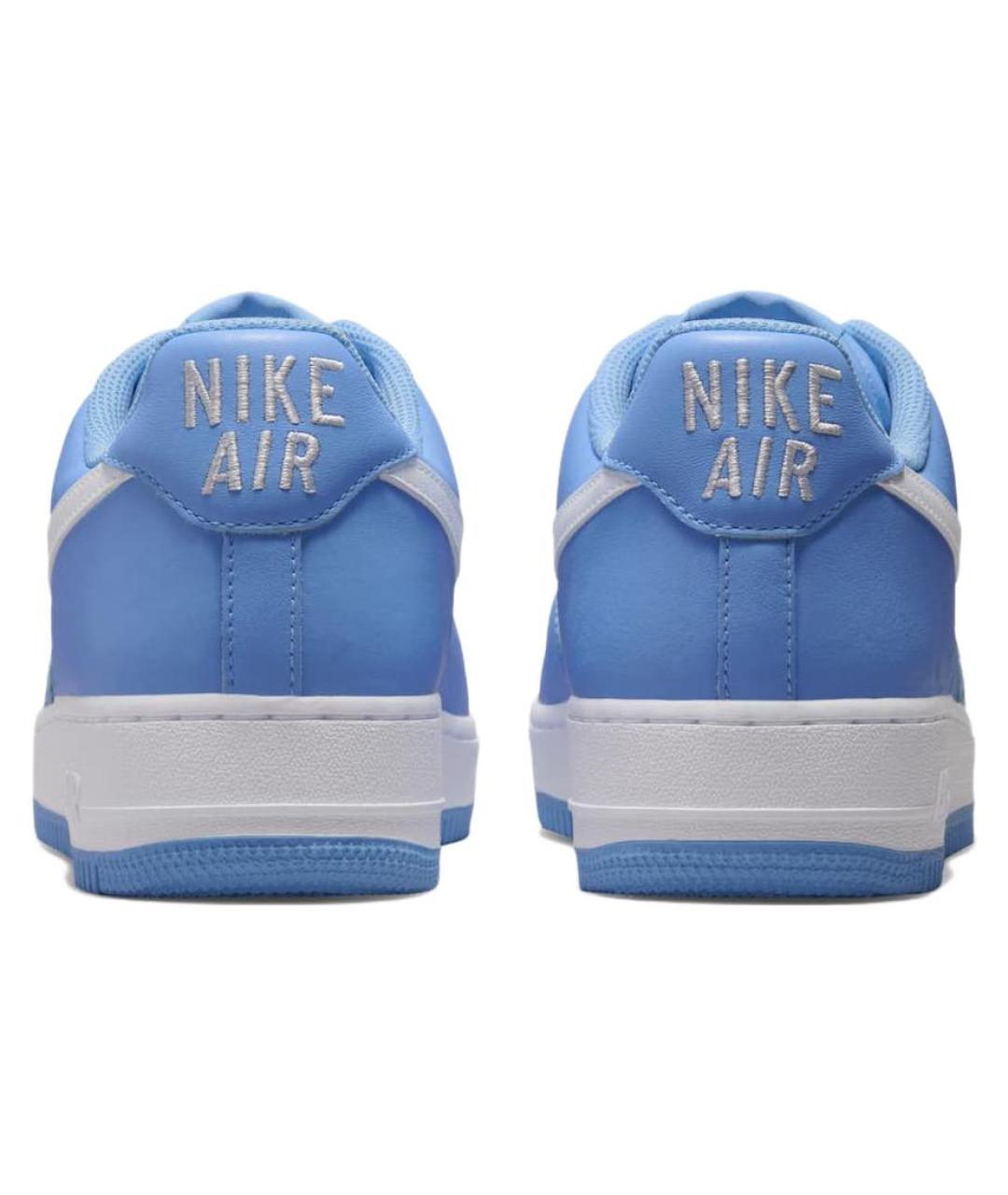 NIKE Синие кожаные кроссовки, фото 6