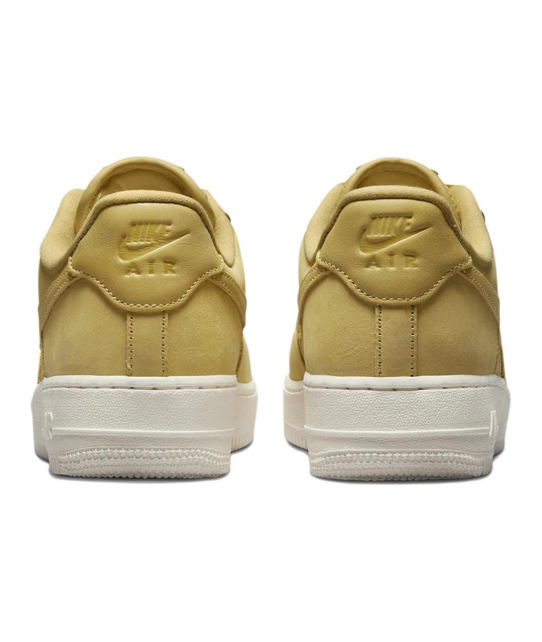 NIKE Золотые кожаные кроссовки, фото 6