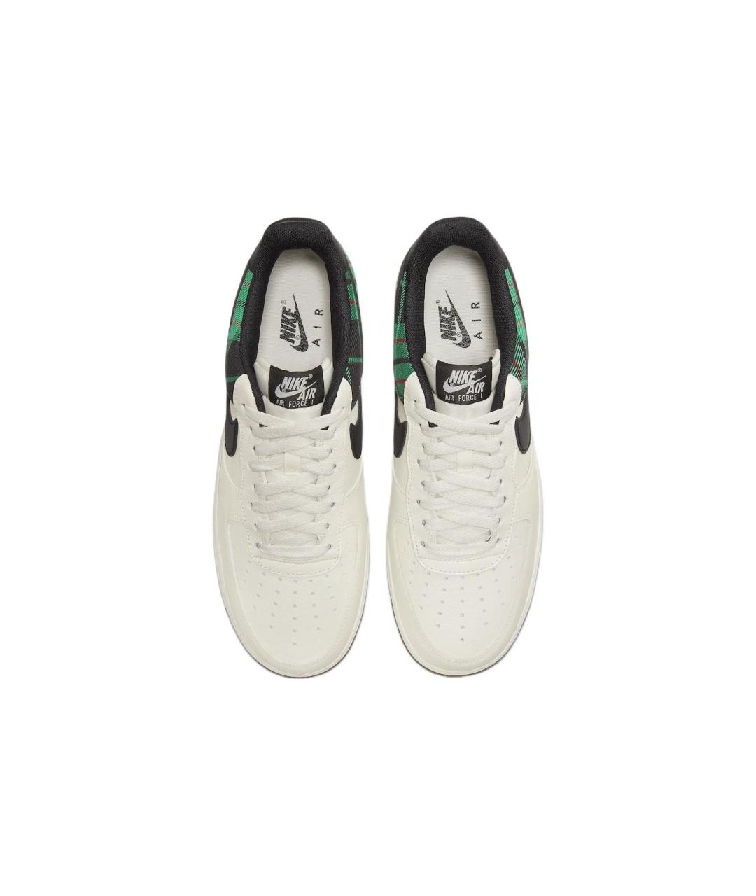 NIKE Белые кожаные низкие кроссовки / кеды, фото 5
