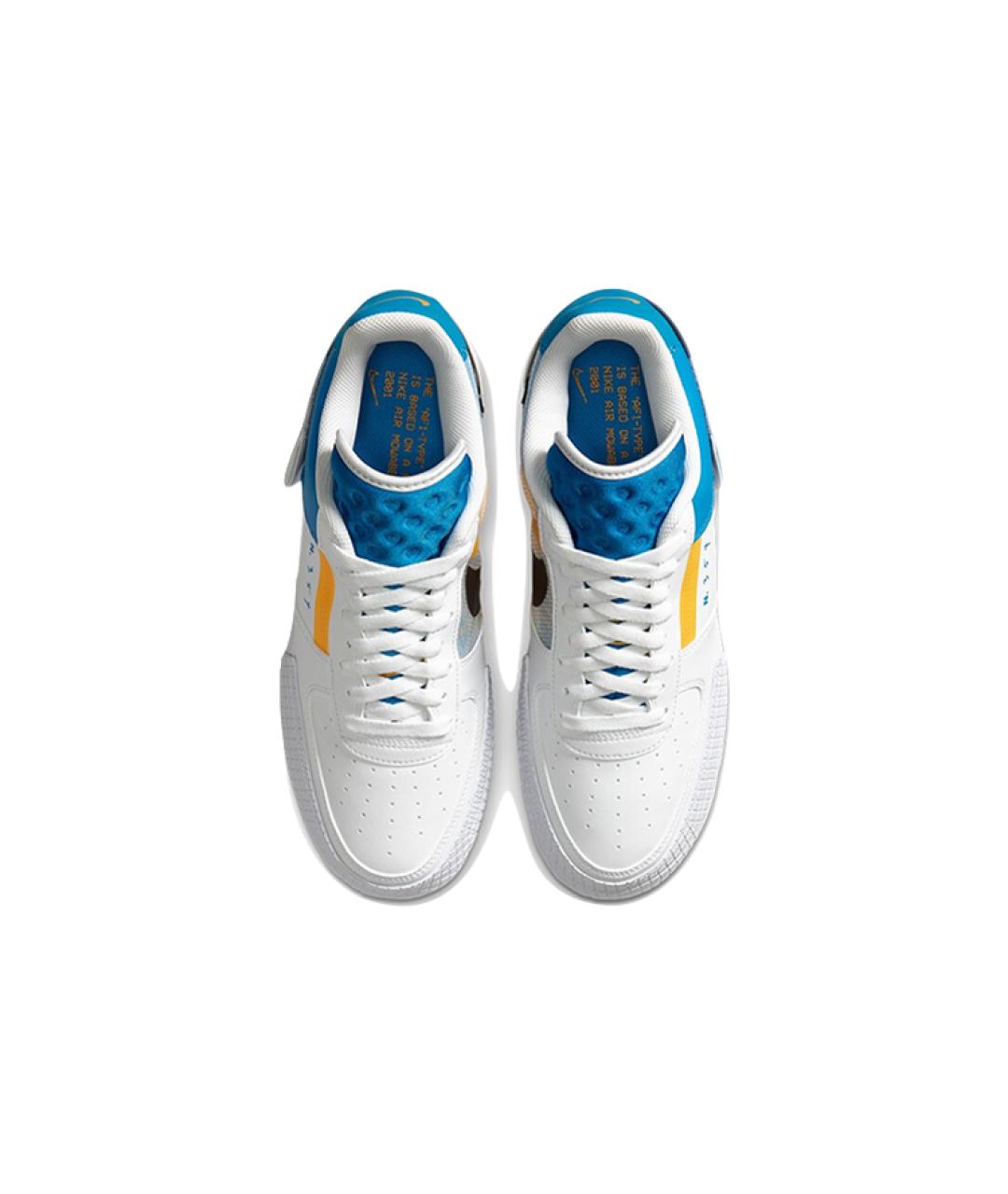 NIKE Белые кожаные кроссовки, фото 5
